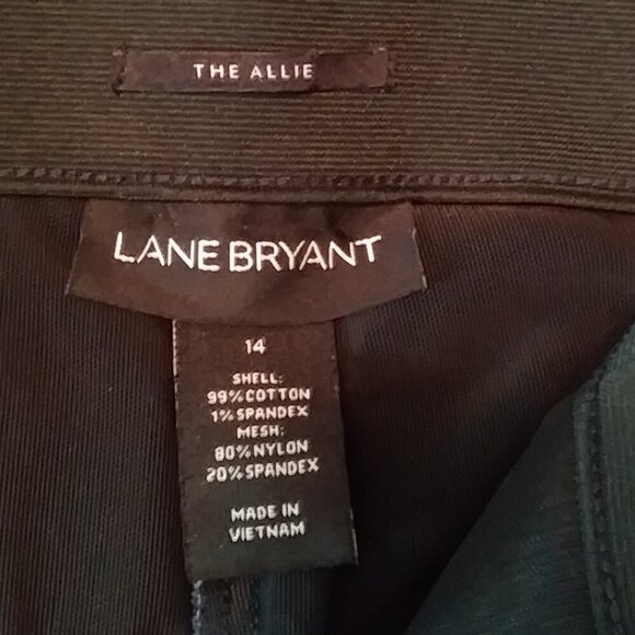 👖🌸💐LANE BRYANT Allie Ruffle Hem Floral Ankle Pants | Size 14 - Picture 10 of 10